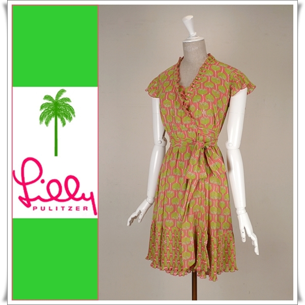 ♡Lilly Pulitzer♡シフォン・ラップワンピ