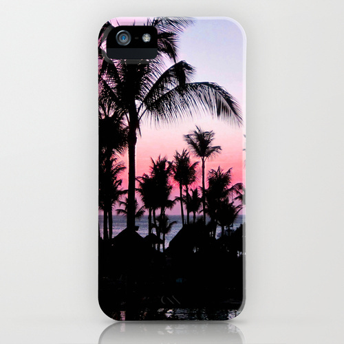 Society6 iPhone4/4S,5用 Pink Sunset by Laura Nappi