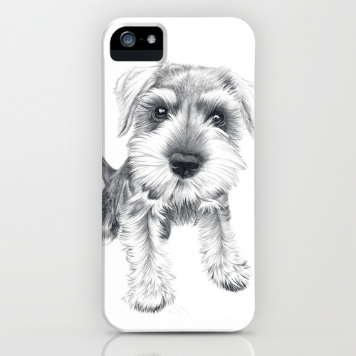 Society6 iPhone4/4S,5用 Schnozz by Beth Thompson