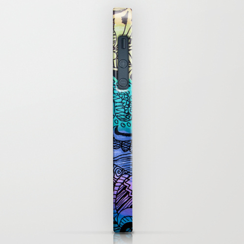 iPhone・スマホケース Society6 Watercolor Doodle by Kayla Gordon