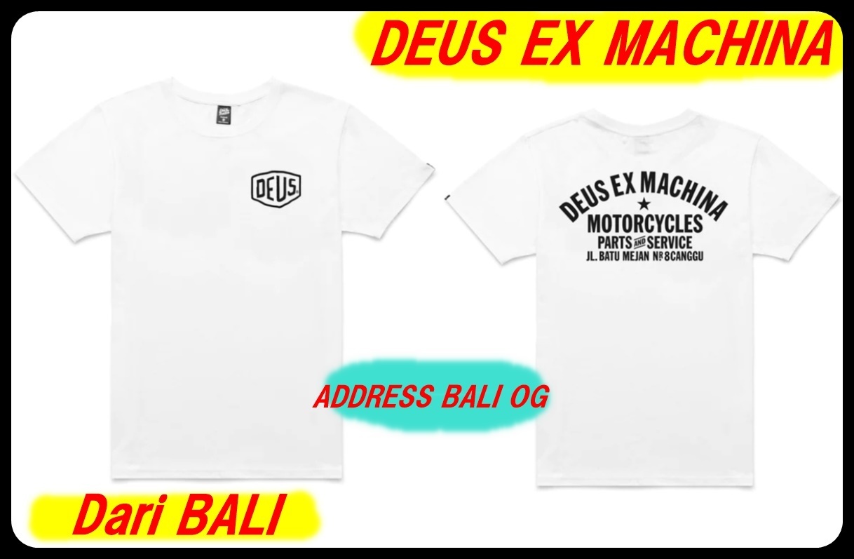 チャングー発！DeusExMachina チャングーアドレス 白Tシャツ