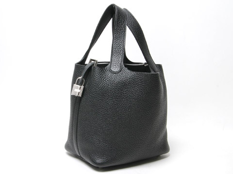HERMES エルメス ピコタン PM トリヨンクレマンス ブラック