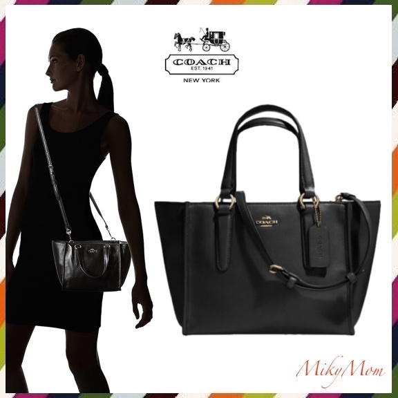 国内即発 COACH☆CROSBY mini carryall in smooth leather 33537