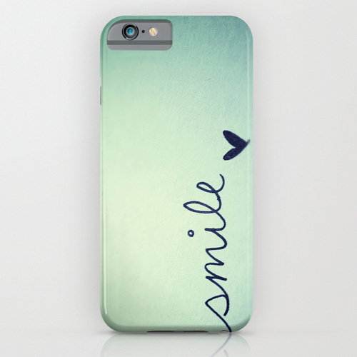 Society6 ケース s m i l e by Rubybirdie
