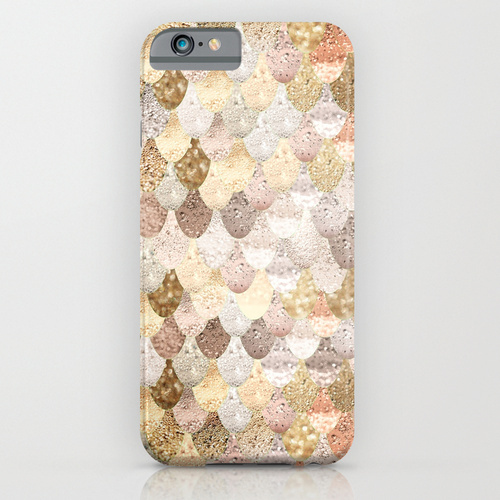 Society6 ケース REALLY MERMAID GOLD by Monika Strigel