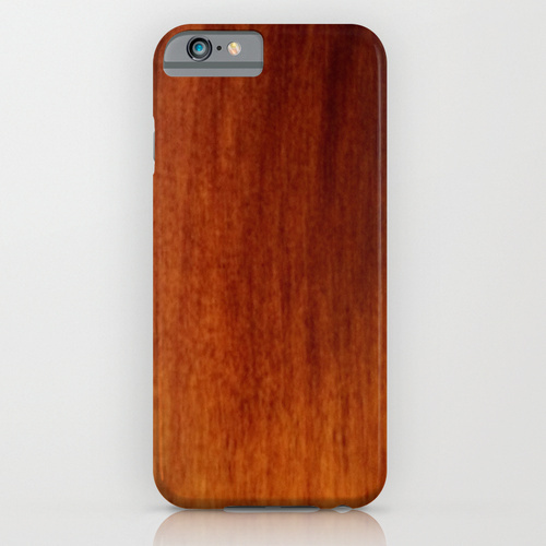 Society6 ケース Wood grain
