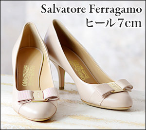 訳あり Salvatore Ferragamo】CARLA70 ヒールパンプス 靴
