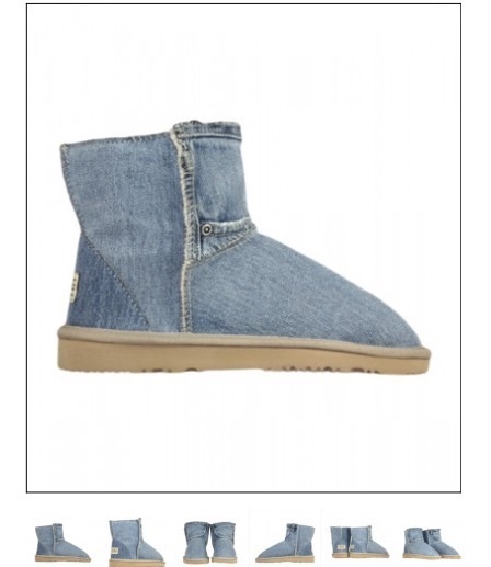 超レア！AU発 ジーンズ使用のあなただけのオリジナルUGG☆ MINI