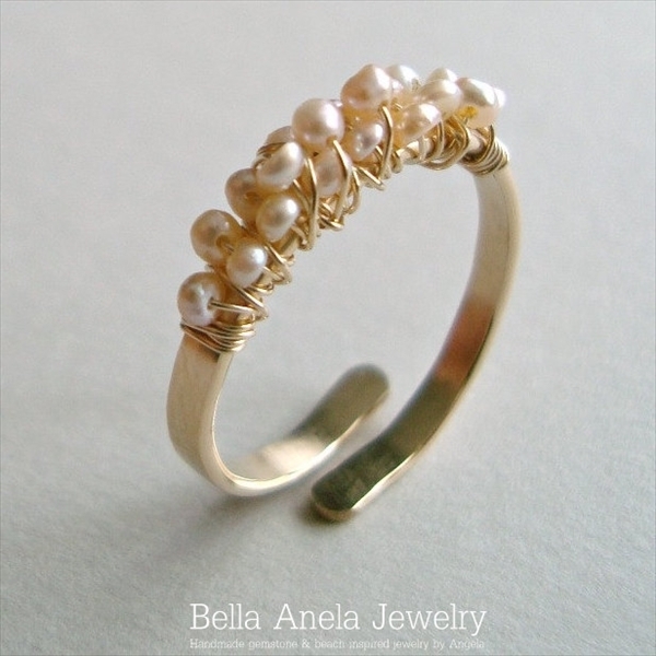 スーパータイニー パール リング ハワイ Bella Anela #107
