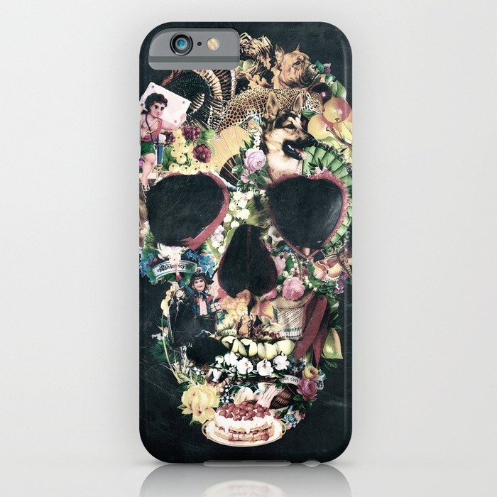 Society6 ケース Vintage Skull by Ali GULEC