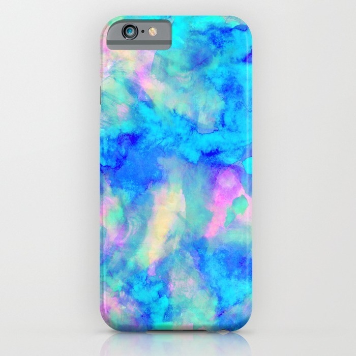 Society6 ケース Electrify Ice Blue by Amy Sia