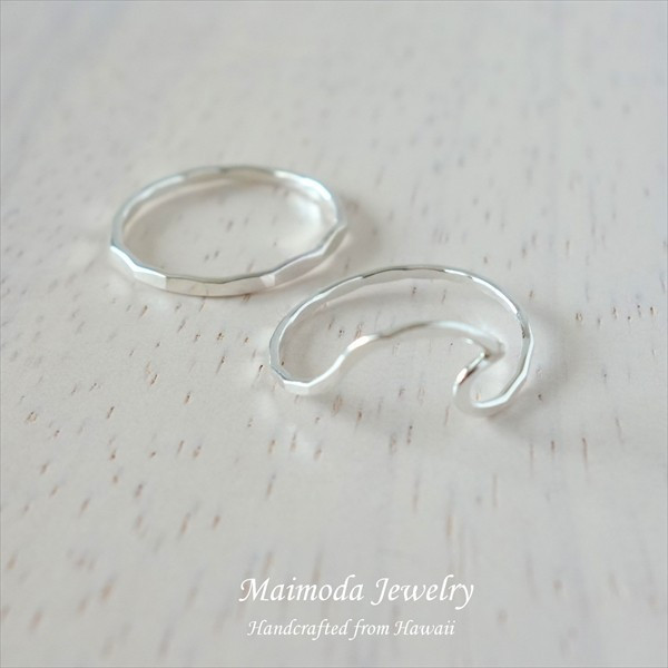2本セット S925 ウェーブリングetc☆Maimoda Jewelry☆ハワイ☆