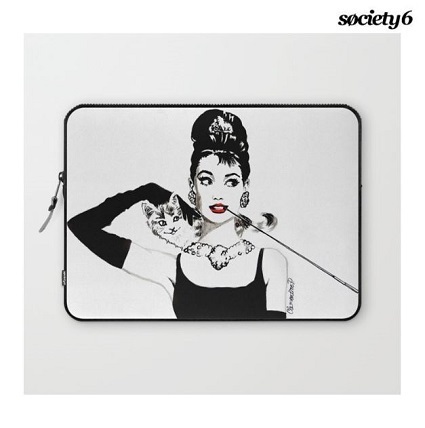【関税込】society6♡オードリープリント13インチPCケース