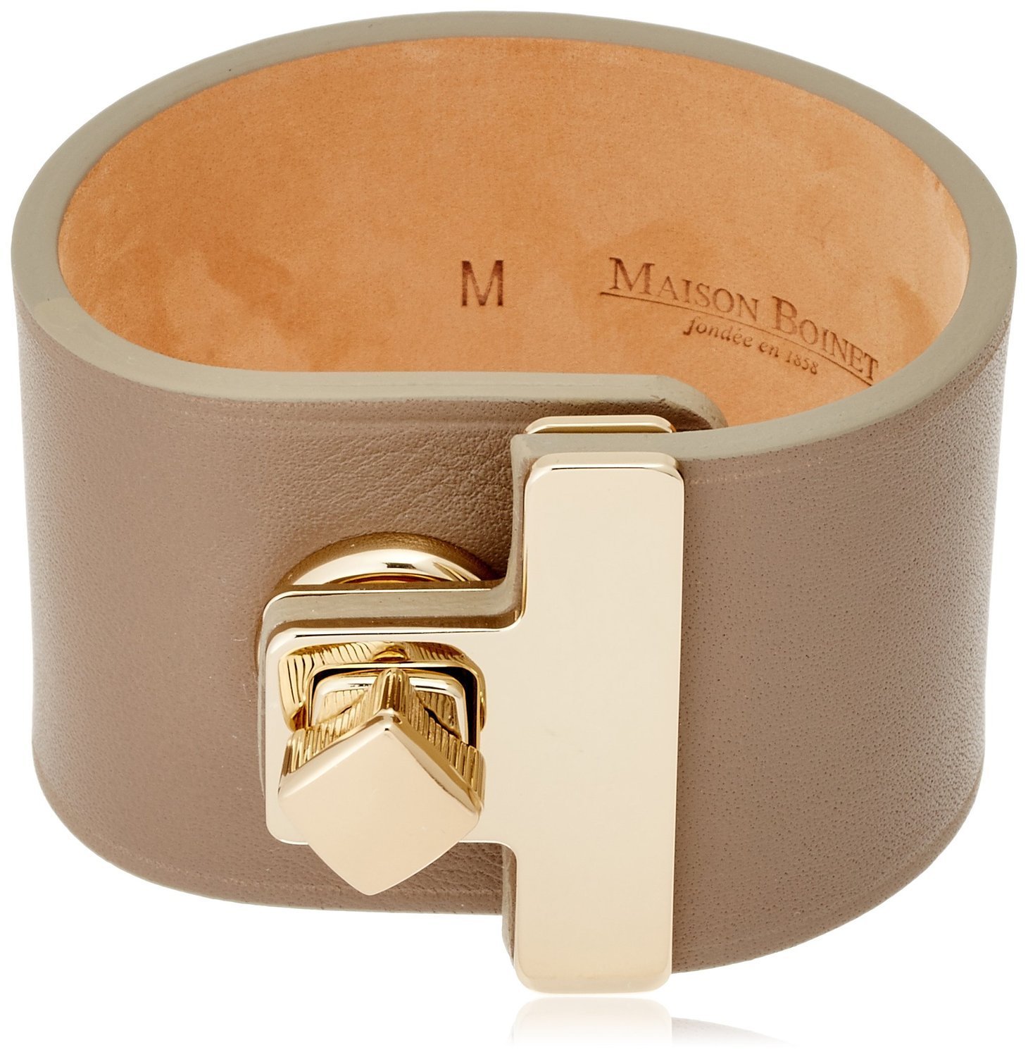 MAISON BOINET  レザーバングル　超美品❗　超美品 即発☆MAISON BOINET☆メゾンボワネレザーバングル別注カラー有
