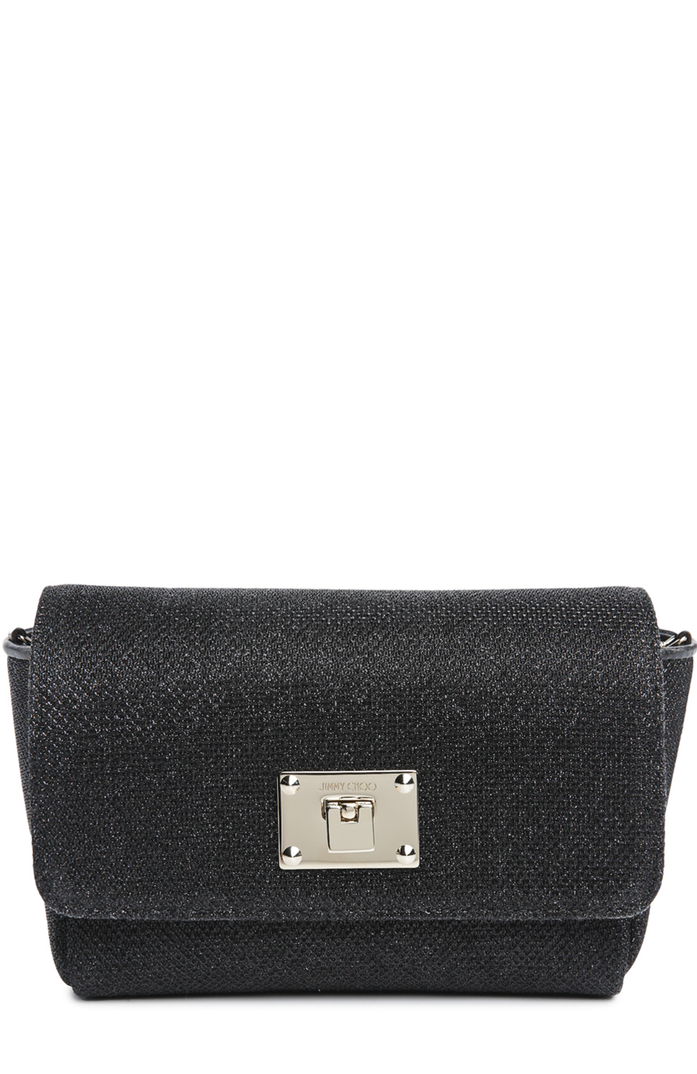 関税送料込 JIMMY CHOO ミニ バッグ RUBY L CANVAS ブラック