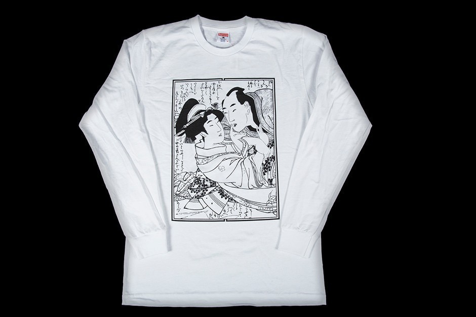 SS16 SUPREME SASQUATCHFABRIX SHUNGA L/S TEE WHITE 送料無料
