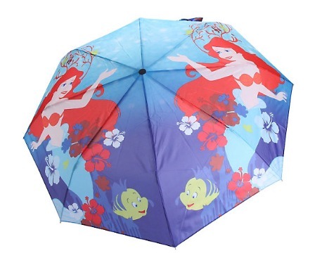 大人気!! 【US限定】 リトルマーメイド アリエル折りたたみ傘