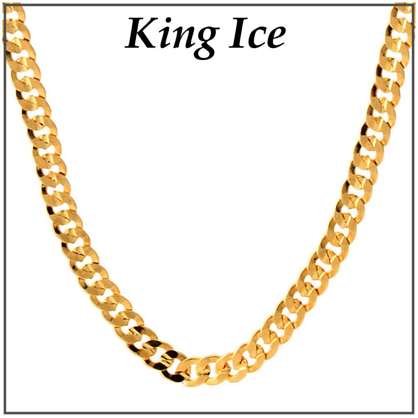 【関税込】16SS！King Ice◆14K ゴールド Cuban Curb Chain 5㎜