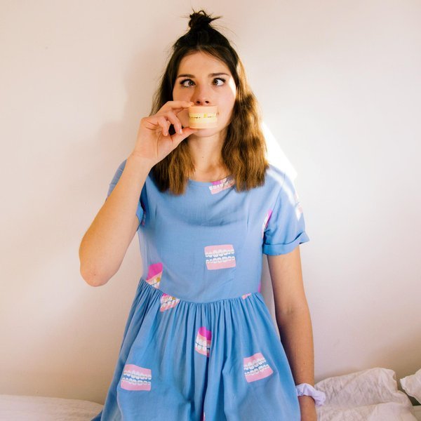 限定レア∞LAZY OAF♡入れ歯だらけ!!∞ドレス