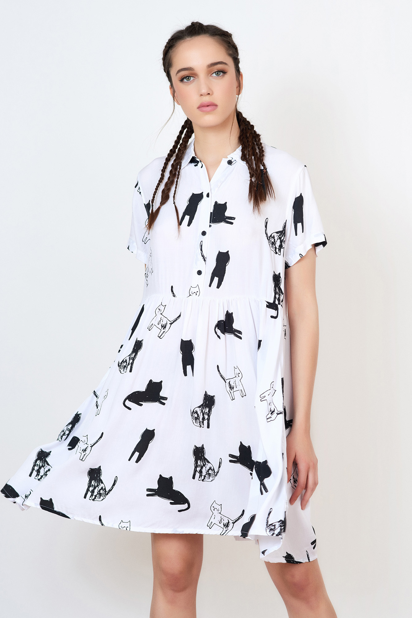 ギャング猫だらけ∞LAZY OAF♡∞ドレス