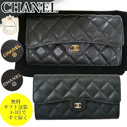 ラムスキン CHANEL x 長財布(レディース) - 海外通販のBUYMA