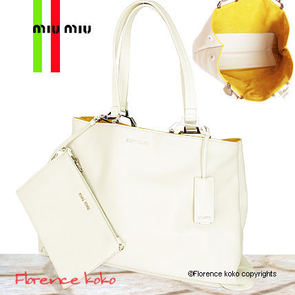 MiuMiu(ミュウミュウ) トートバッグ(レディース) - 海外通販のBUYMA