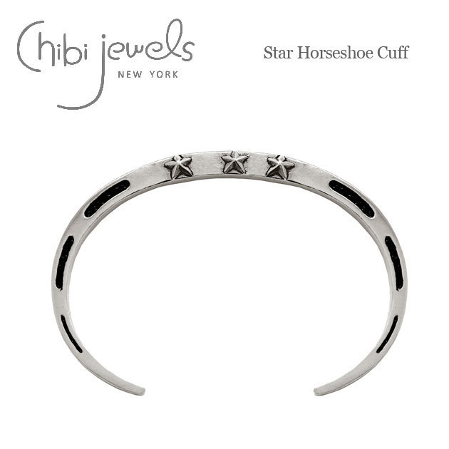 【国内即発】≪chibi jewels≫馬蹄ホースシュー C型バングル