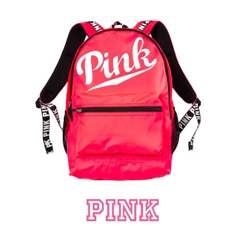 【新作】 4色 ヴィクシー・PINK ロゴ バックパック★