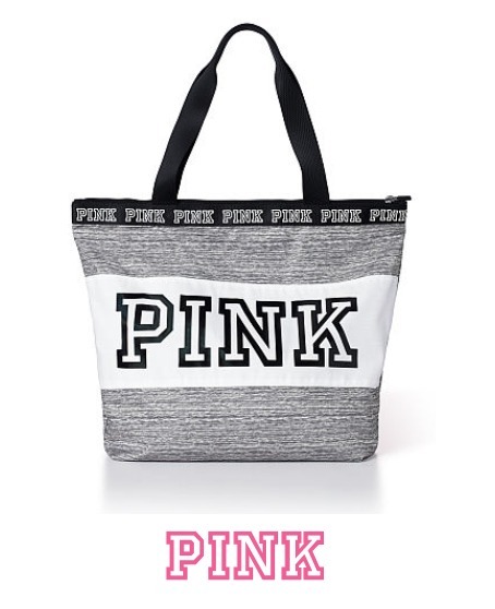 【4種類】 ヴィクシーPINK チャック付き トート★