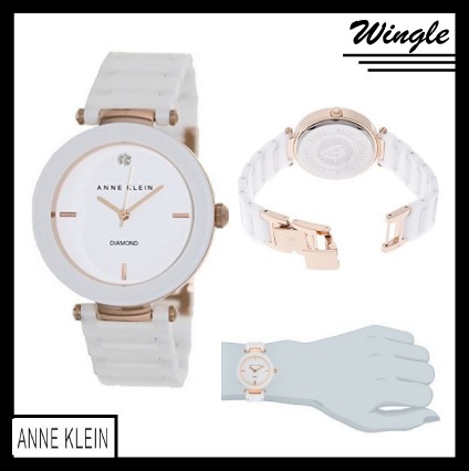 【関税送料込】★Anne Klein★Diamondブレスレットウォッチ