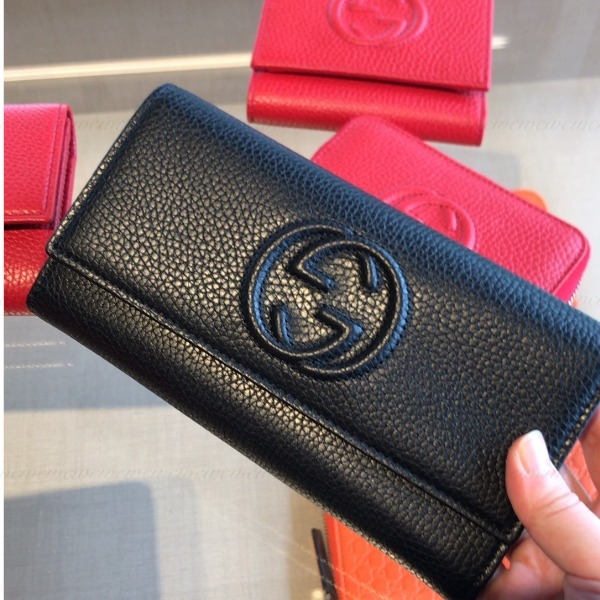 【ギフトにも】GUCCI★SOHO ラウンドファスナー 長財布