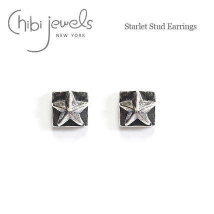 chibi jewels Earrings Star Silver Earrings