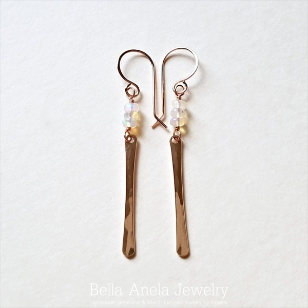 オパール スティック ピアス ハワイ BellaAnela #473