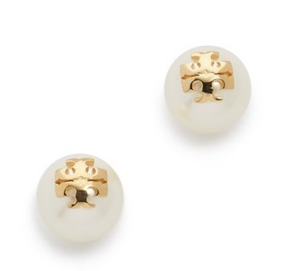 Tory Burch(トリーバーチ) ピアス パール ロゴ パーティー