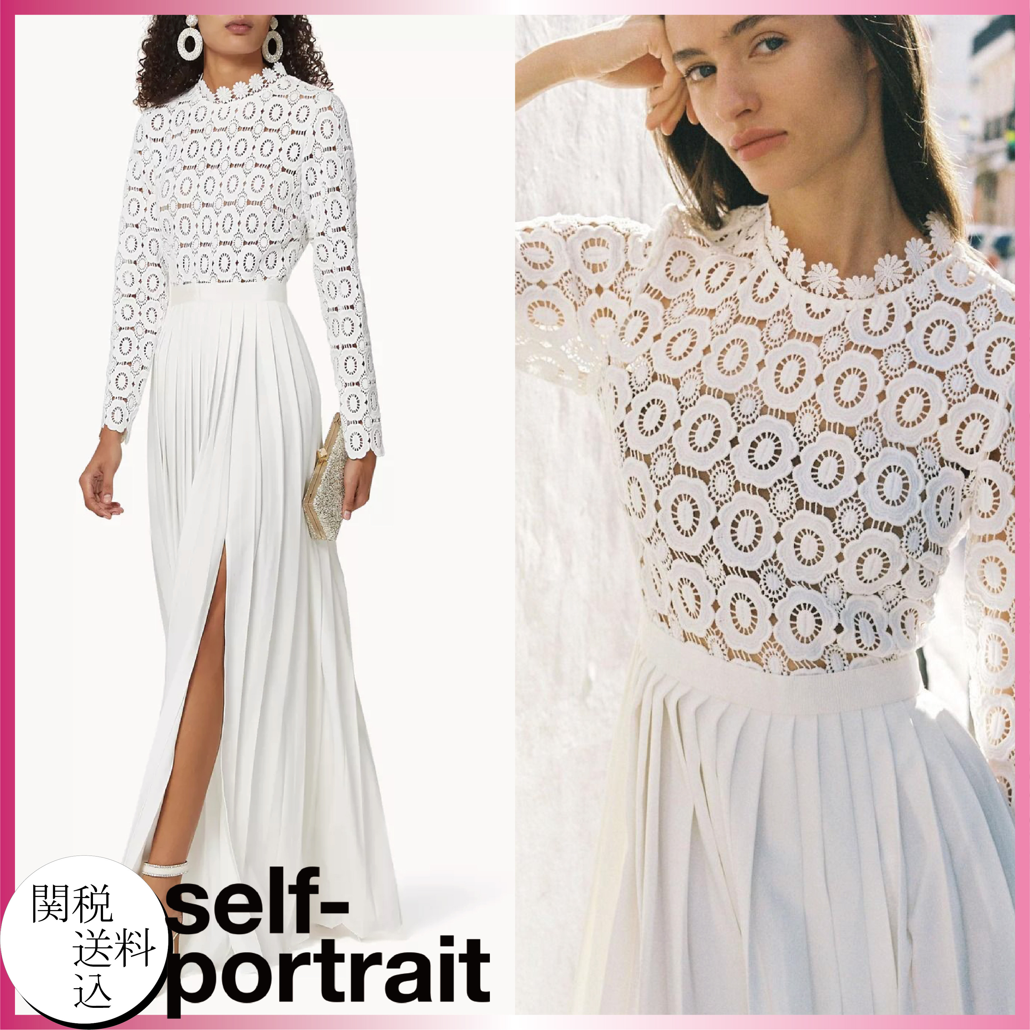 SALE !! ウェディングにも Self Portrait >> Floral Maxi Dress