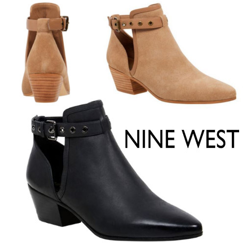 セール！人気ブランドNINE WEST アンクルベルト ブーティ LOYAL