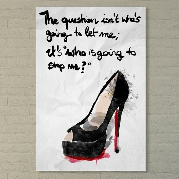 Oliver Gal★Who's Going To Stop Me★キャンバスアート 51x76