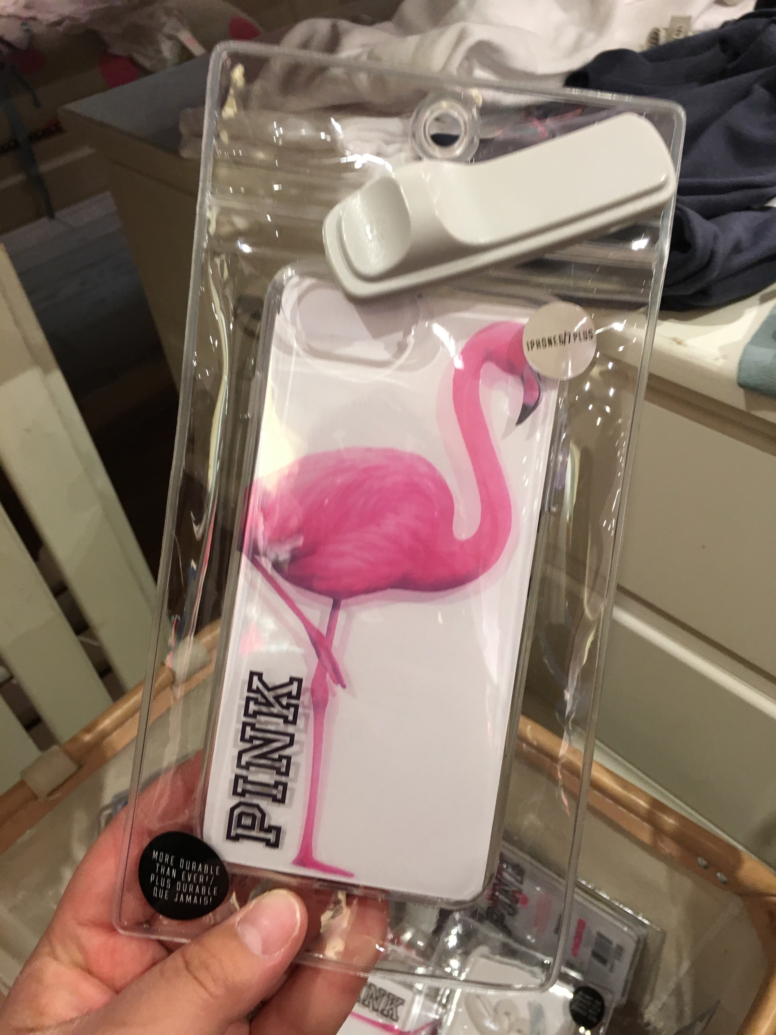 【PINK】 VS PINK 夏コレ★フラミンゴ iPhone6/6s/7/6+/7+ケース