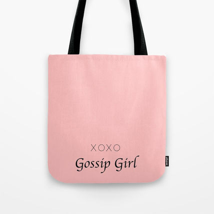 Society6 トートバッグ Society6☆xoxo gossip girl☆ゴシップガール☆トートバッグ♪