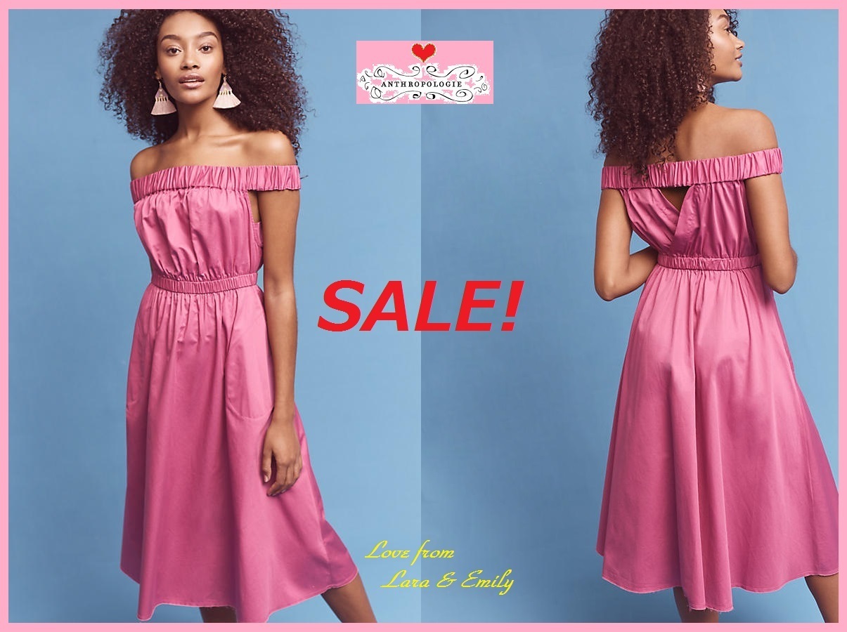 SALE☆店舗完売即納【Anthro】Mona Off-The-Shoulder Dress