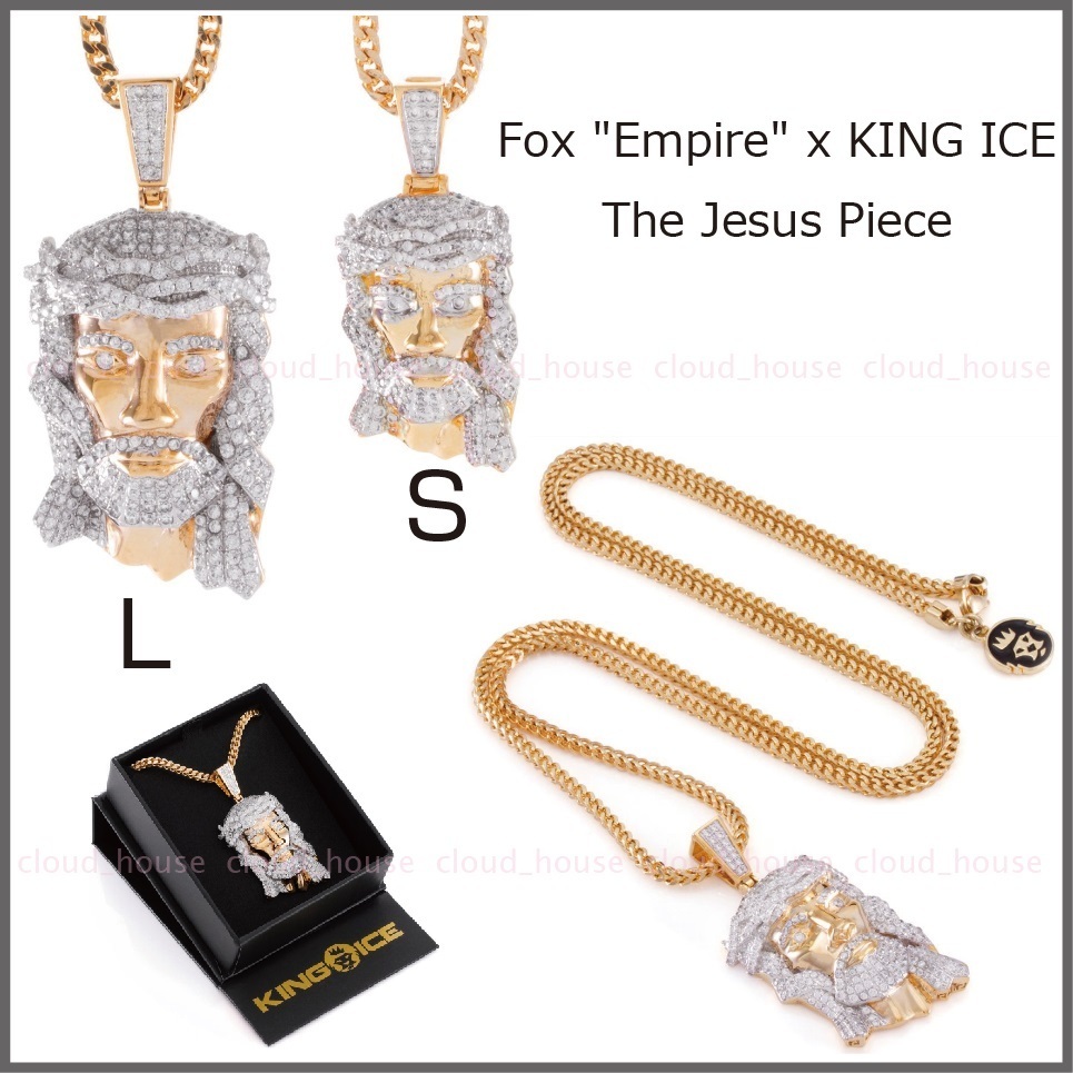 【King Ice】Gold Jesus Pieceネックレス☆送料税込/国内発送