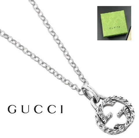 国内即発★GUCCI★ インターロッキングGペンダント 455535