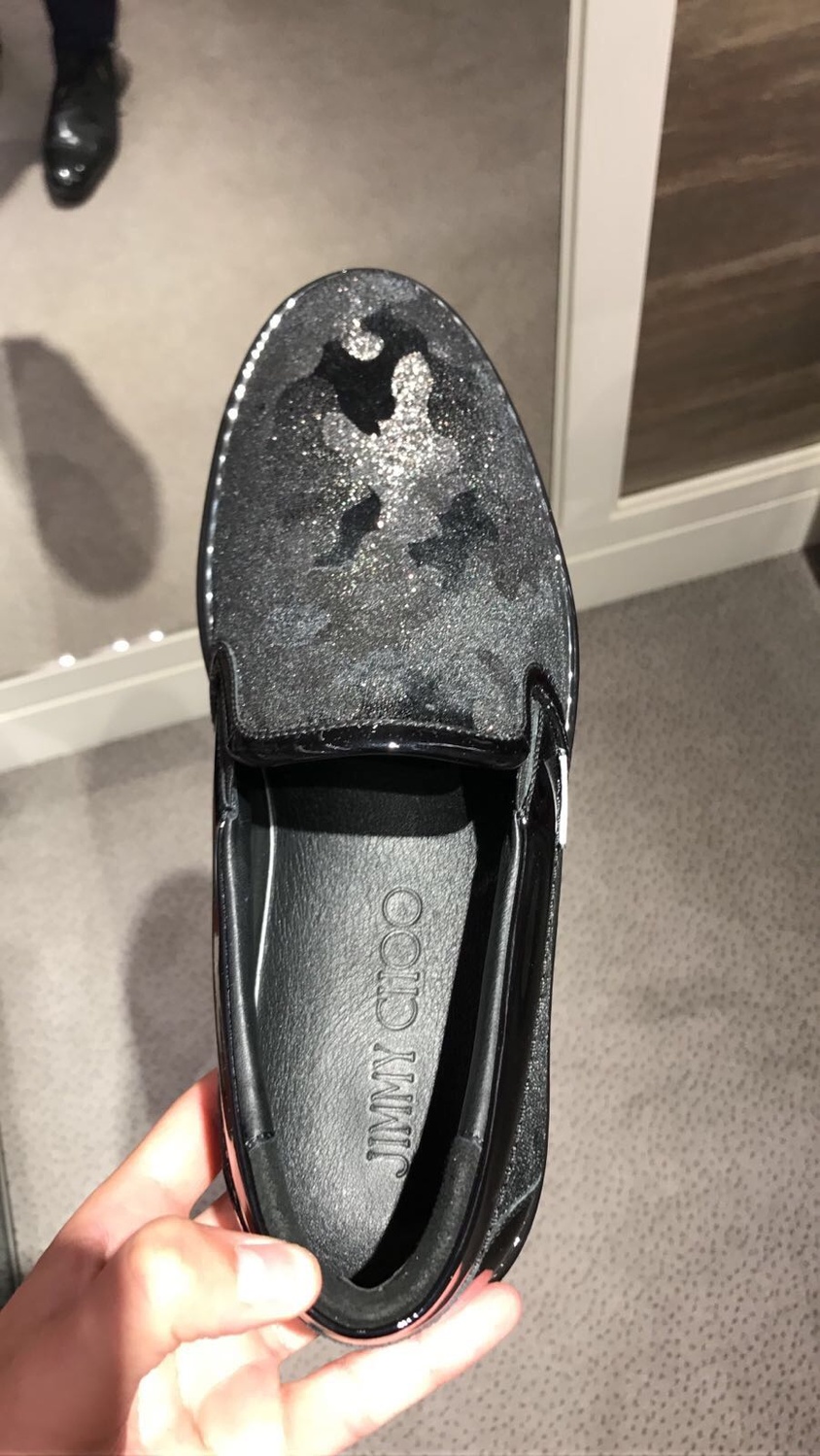 正規販売店】 JIMMY CHOO《再入荷》カモフラージュ柄 GROVE ガンメタル