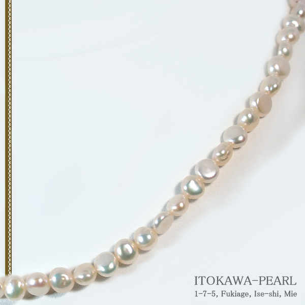 淡水パールネックレス＜4.5mm＞N-1757