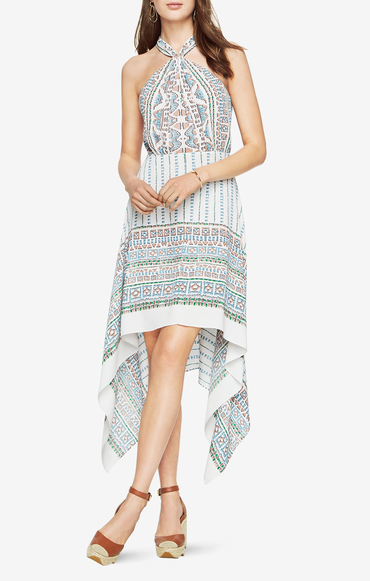 ☆BCBG MAXAZRIA ホルターネックハンカチワンピース☆
