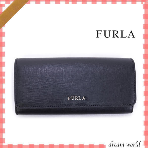 17秋冬最新作★完売必須★FURLA★二つ折り長財布 ブラック♪