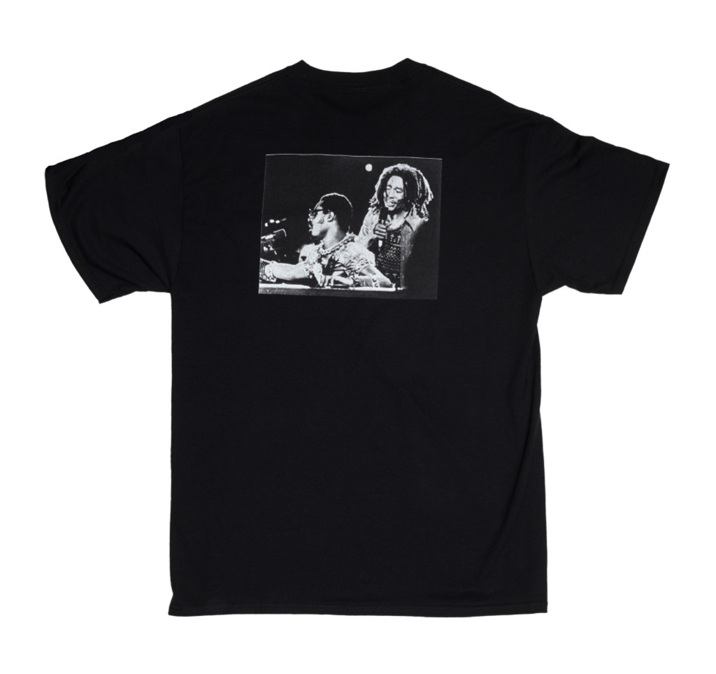 Fucking Awesome Bob & Steve Tee 黒 (Supremeステッカー付き)