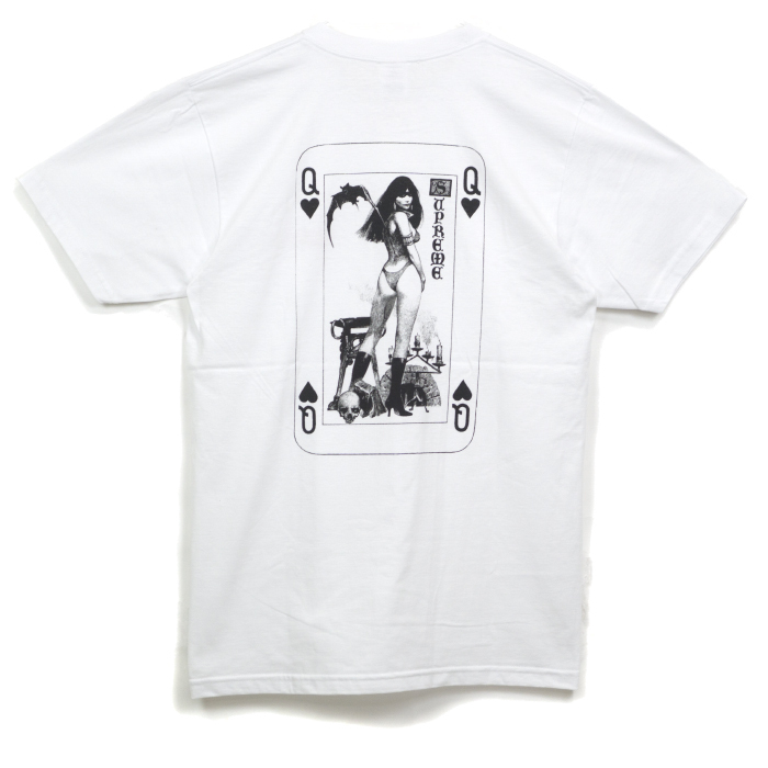 Supreme SS17 Vampirella Card Tee 白 (Supremeステッカー付き)