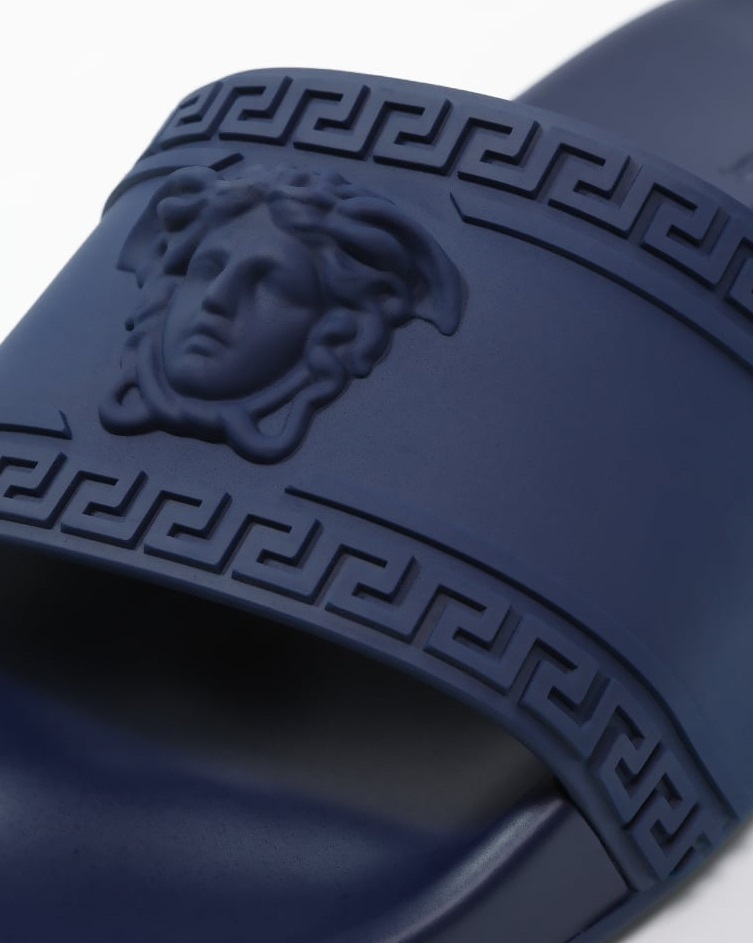 VERSACE 17AW MEDUSA SLIDES ラバーサンダル_NAVY VERSACE 17AW MEDUSA SLIDES ラバーサンダル_NAVY