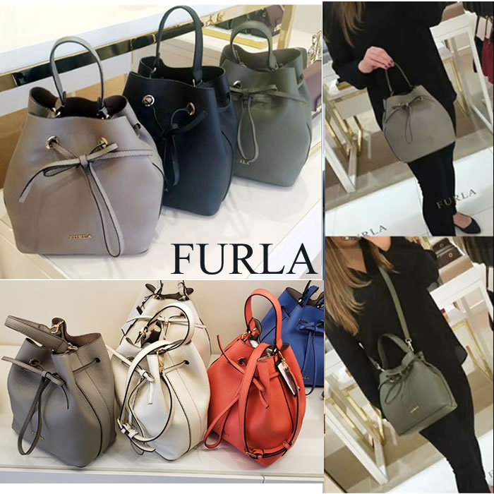 【Furla】新作Costanza☆レザー2way Bucket トート 関送込